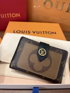 Louis Vuitton モノグラム・リバース ポルトフォイユ・ジュリエット