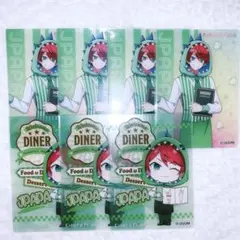 カラフルピーチ　じゃぱぱさんダイナークリアカード７枚セット【即購入⭕️】