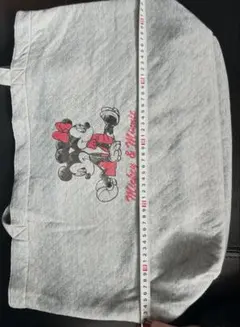 ミッキー＆ミニーバッグ グレー