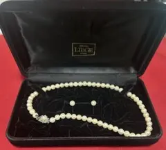 東京・銀座LIEGE リエジュ　パールネックレス&イヤリング