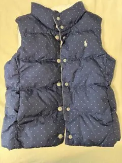 Polo Ralph Lauren ダウンベスト 6 ネイビー・ホワイト