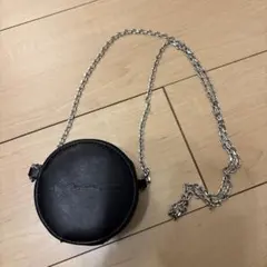 MAC ブラック ショルダーバッグ 円形