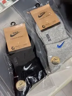 Nike Support ソックス 26-28cm グレー ブラック