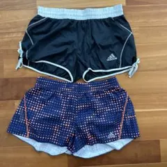 adidas トレーニングショーツ 2点セット　レディースM.L レギンス付き