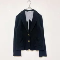 3can4on サンカンシオン　テーラードジャケット　M ブラック　レディース