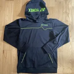 YONEX フード付きトレーナー パーカー　M ブラック