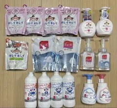 ハンドソープ　ボトル6点、つめかえ用11点　計17点セット