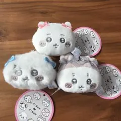 【新品・タグ付き】ちいかわ ミニがまぐち　リボン　カニちゃん　ラッコ　3個セット