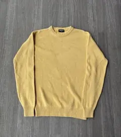 old uniqlo cotton Knit archive yellow