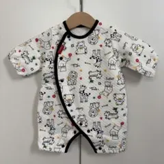 動物柄ロンパース