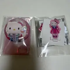 クエワン キティ アクスタ、缶バッジ
