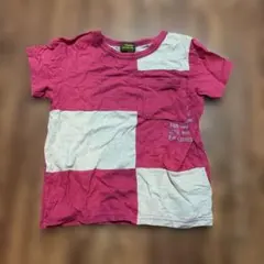 ラグマート　キッズ 半袖Tシャツ パッチワーク風