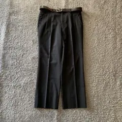 【80s〜】 vintage wide baggy slacks stripes