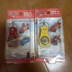 ディズニー カーズ マスコットストラップ マックイーン サリー キーホルダー