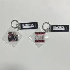 恋次 一護 雨竜 一角 茶渡 BLEACH原画展 レコードジャケットキーチェーン