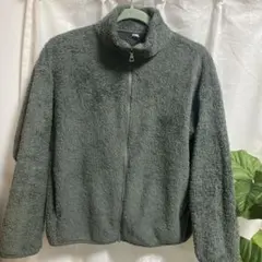 UNIQLO フリースジャケット L グレー