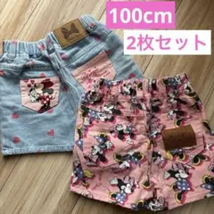 LITTC リトシー ショートパンツ ディズニー ミニー 2点セット 100cm