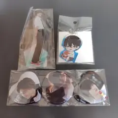 みなと商事コインランドリー　缶バッジ、アクリルキーホルダー