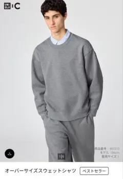 オーバーサイズスウェットシャツ　Lサイズ　試着のみ