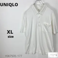 訳あり UNIQLO ユニクロ エアリズムカノコポロシャツ ボタンダウン XL