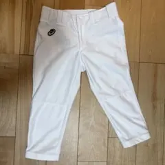 美品　asics 野球 ユニフォームパンツ　ショートフィット　白