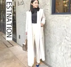 2025年最新】ESTNATION レディース ロングコートの人気アイテム