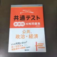 共通テスト 新課程 攻略問題集 公共・政治・経済 【新品】