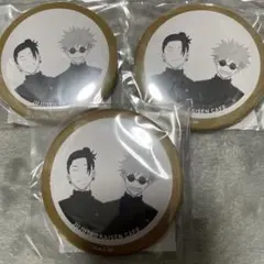 呪術廻戦カフェ2023 渋谷事変 ビッグ缶バッジA 3点　五条悟　夏油傑