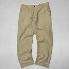 【90～00s】perry ellis コットンリネンパンツ 古着 ワイド 90〜00s PERRY ELLIS ペリーエリス リネン×コットンスラックス - メルカリ