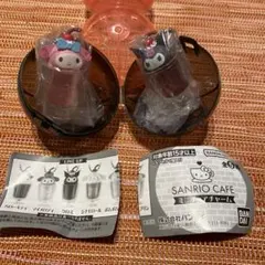 サンリオカフェ　ミニチュアチャーム クロミ マイメロディ