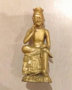和の心 仏像コレクション 弥勒菩薩半跏像 金色