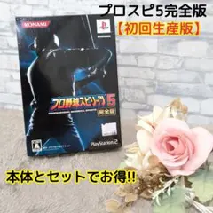 【初回生産版豪華BOX✨】PS2 プロ野球スピリッツ5 完全版(データブック付)