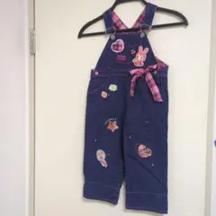 ま*ん様 MEZZO PIANO デニムオーバーオール 90cm