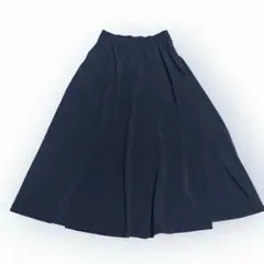 ダンスキン ミッドタウンギャザースカート ネイビー M ロング ストレッチのサムネイル