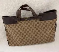 GUCCI GGキャンバス トートバッグ