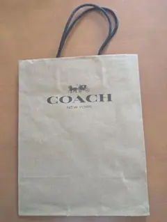 COACH ブラウン ショッピングバッグ
