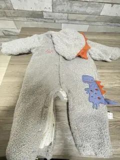 恐竜デザイン フリースロンパース 95cm未満