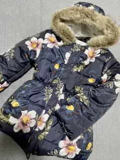 JOMAKE 花柄ダウンコート 130サイズ