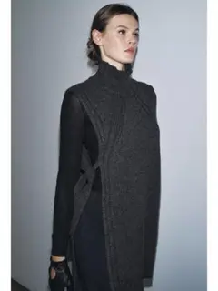 ZARA スリットウールベスト