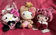ハローキティぬいぐるみ3点