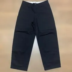 UNIQLOU.ユニクロユー.ワイドフィットチノ.ブラック