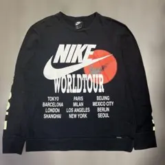 NIKE WORLD TOUR ブラック長袖カットソー