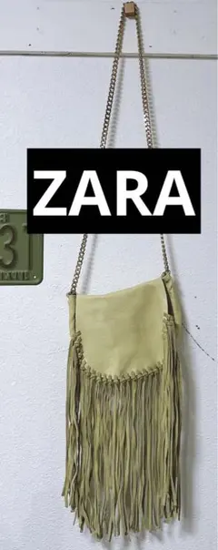 ZARA ザラ チェーンバッグ バッグ フリンジ