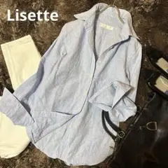 美品＊リゼッタ Lisette コットンリネン オックスフォードシャツ Mのサムネイル