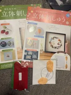 はじめての立体刺しゅう 1 創刊号 冊子、材料付 - メルカリ