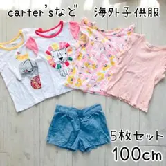 【海外子供服】カーターズ コンビミニ等 100cm 3歳 女の子 まとめ売りのサムネイル