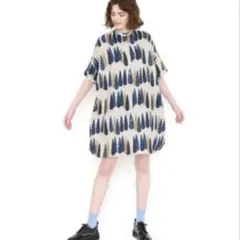 【大きいサイズ】graniph /シャツワンピ /ノルディックフォレストのサムネイル