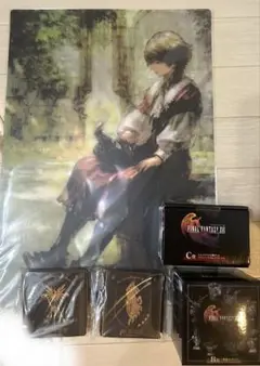 FF16 1番くじショットグラス/クリアマット/コースター/胸像フィギュア未使用