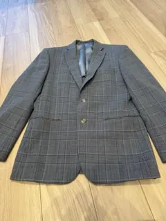 チェック柄ビジネススーツ