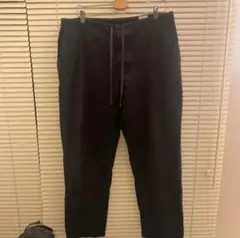 comoli ドローストリングコットンパンツ